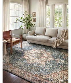 Loloi Saban SAB-01 BLUE / MULTI Area Rug 5 ft. 3 in. X 5 ft. 3 in. Round