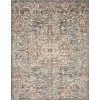Loloi Saban SAB-02 BLUE / SPICE Area Rug 2 ft. 7 in. X 4 ft. Rectangle