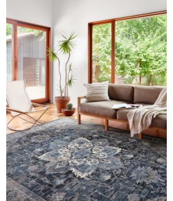 Loloi Samra SAM-01 Denim / Grey Area Rug 9 ft. 6 in. X 13 ft. 1 in. Rectangle