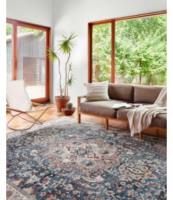 Loloi Samra SAM-04 Slate / Multi Area Rug 2 ft. 7 in. X 10 ft. 0 in. Rectangle