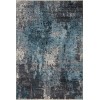 Loloi Samra SAM-06 black / Sky Area Rug 2 ft. 3 in. X 3 ft. 10 in. Rectangle