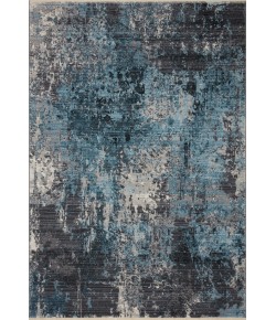 Loloi Samra SAM-06 black / Sky Area Rug 2 ft. 7 in. X 12 ft. 0 in. Rectangle