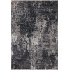 Loloi Samra SAM-06 black / Silver Area Rug 2 ft. 7 in. X 12 ft. 0 in. Rectangle