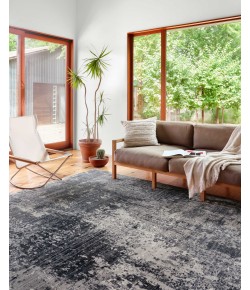 Loloi Samra SAM-06 black / Silver Area Rug 2 ft. 3 in. X 3 ft. 10 in. Rectangle