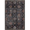 Loloi Samra SAM-08 black / Multi Area Rug 2 ft. 7 in. X 10 ft. 0 in. Rectangle