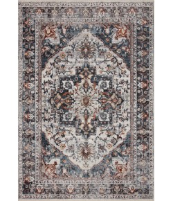 Loloi Samra SAM-09 Ivory / Denim Area Rug 2 ft. 7 in. X 10 ft. 0 in. Rectangle