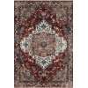 Loloi Samra SAM-10 Brick / Grey Area Rug 9 ft. 6 in. X 13 ft. 1 in. Rectangle