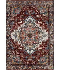 Loloi Samra SAM-10 Brick / Grey Area Rug 2 ft. 3 in. X 3 ft. 10 in. Rectangle