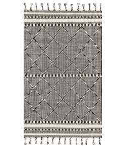 Loloi Sawyer SAW-01 Black Area Rug 7 ft. 6 in. X 9 ft. 6 in. Rectangle