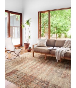 Loloi Sebastian Natural / Brick SEB-05 2 ft. 5 in. X 11 ft. 2 in. Rectangle Rug