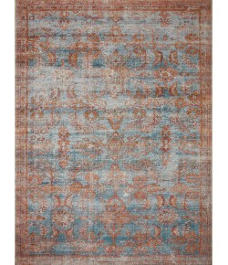 Loloi Sebastian SEB-07 Ocean / Spice Area Rug 2 ft. 5 in. X 11 ft. 2 in. Rectangle