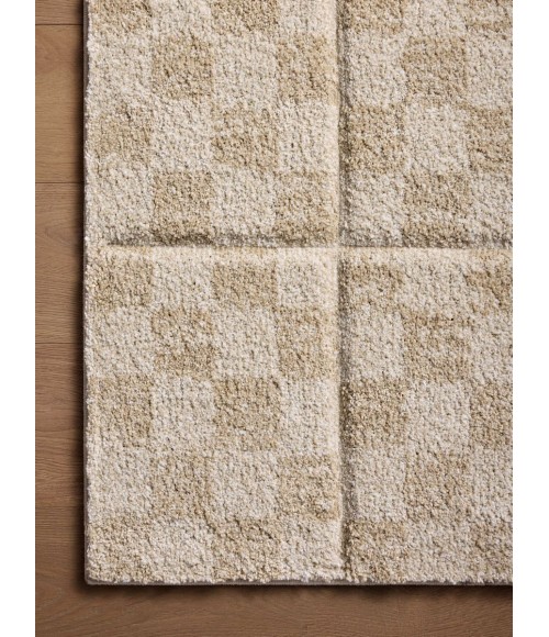 Loloi Silas Oatmeal / Sand Rug SLA-01 6 ft. 7 in. X 9 ft. 2 in. Rectangle - Rugs Town Loloi Silas Oatmeal / Sand SLA-01 6 ft. 7 in. X 9 ft. 2 in. Rectangle Rug