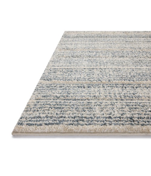 Loloi Silas Oatmeal / Blue SLA-03 9 ft. 3 in. X 13 ft. Rectangle Rug
