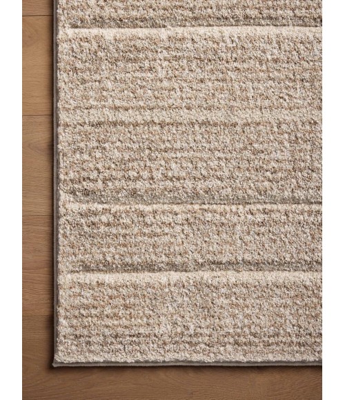 Loloi Silas Oatmeal / Clay SLA-03 9 ft. 3 in. X 13 ft. Rectangle Rug