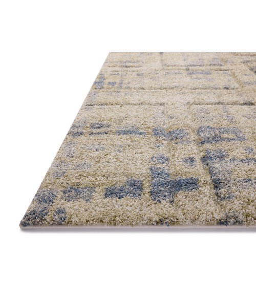 Loloi Silas Blue / Multi SLA-05 6 ft. 7 in. X 9 ft. 2 in. Rectangle Rug