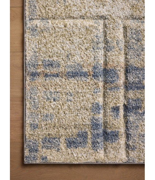 Loloi Silas Blue / Multi SLA-05 6 ft. 7 in. X 9 ft. 2 in. Rectangle Rug