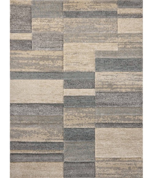 Loloi Silas Slate / Sand SLA-07 9 ft. 3 in. X 13 ft. Rectangle Rug