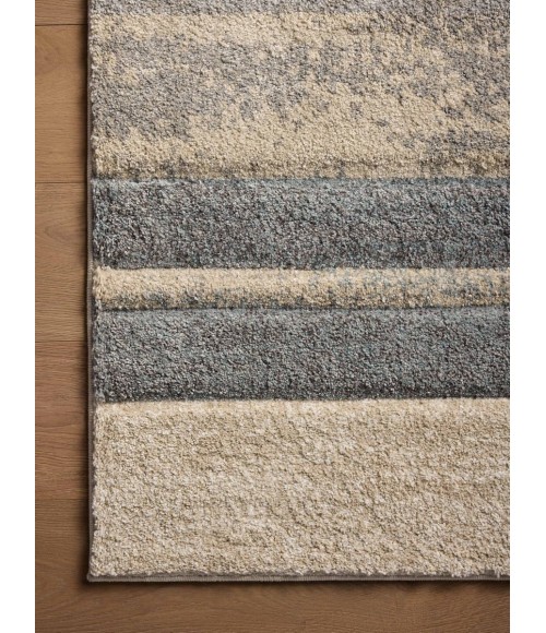 Loloi Silas Slate / Sand SLA-07 9 ft. 3 in. X 13 ft. Rectangle Rug