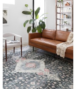 Loloi Skye SKY-02 black / MULTI Area Rug 2 ft. 6 in. X 12 ft. 0 in. Rectangle