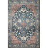 Loloi Skye SKY-08 DENIM / BRICK Area Rug 7 ft. 6 in. X 9 ft. 6 in. Rectangle