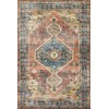 Loloi Skye SKY-11 RUST / BLUE Area Rug 7 ft. 6 in. X 9 ft. 6 in. Rectangle