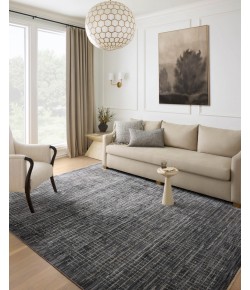 Loloi Soho SOH-01 Onyx / Silver Area Rug 5 ft. 3 in. X 7 ft. 9 in. Rectangle