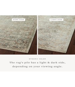 Loloi Sonnet SNN-02 Lagoon / Gold Area Rug 2 ft. 6 in. X 12 ft. 0 in. Rectangle