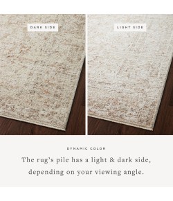 Loloi Sonnet SNN-03 Beige / Terracotta Area Rug 2 ft. 6 in. X 12 ft. 0 in. Rectangle