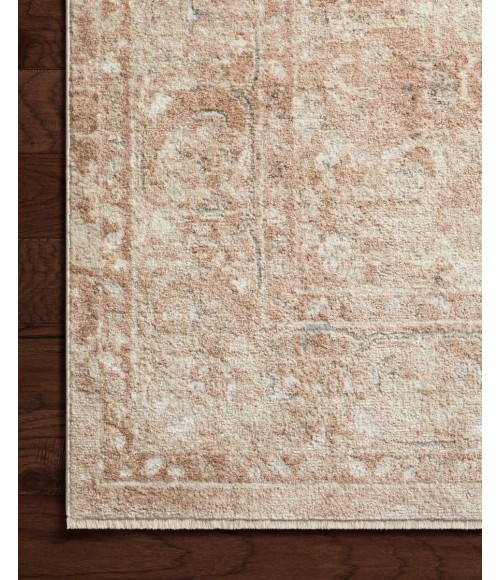 Loloi Sonnet Terracotta / Natural 7'-10" x 7'-10" Round Area Rug