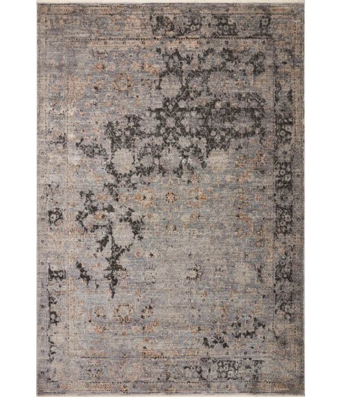 Loloi Sonnet Charcoal / Slate 18" x 18"Sample Rug