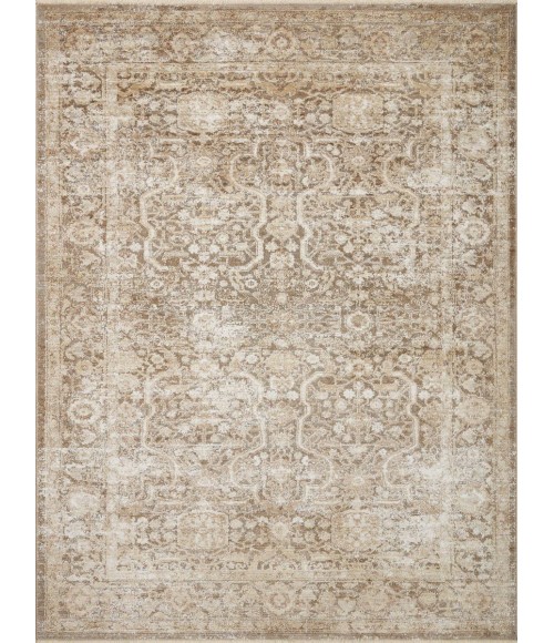 Loloi Sonnet Mocha / Tan 18" x 18"Sample Rug