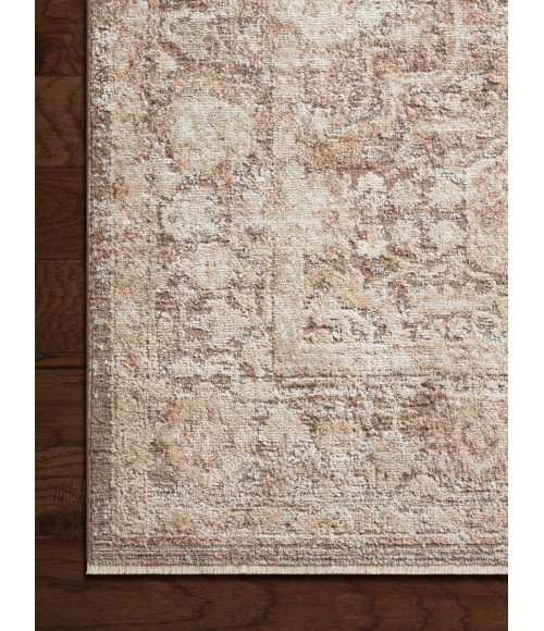 Loloi Sonnet Mocha / Tan 18" x 18"Sample Rug