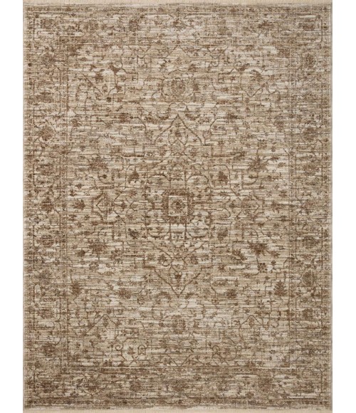 Loloi II Sorrento Bark / Natural 18" x 18" Sample Rug