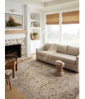 Loloi II Sorrento Bark / Natural 18" x 18" Sample Rug