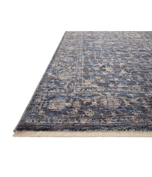 Loloi II Sorrento Midnight / Natural 18" x 18" Sample Rug