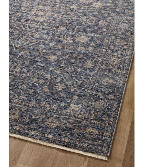 Loloi II Sorrento Midnight / Natural 18" x 18" Sample Rug