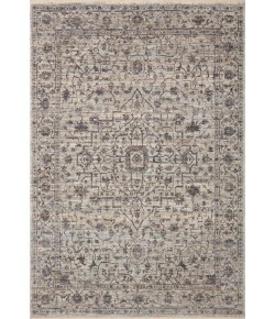 Loloi Sorrento SOR-01 Mist / Charcoal Area Rug 7 ft. 10 in. X 7 ft. 10 in. Round