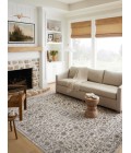 Loloi II Sorrento Mist / Charcoal 18" x 18" Sample Rug