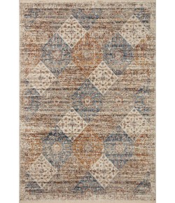 Loloi Sorrento SOR-02 Ivory / Multi Area Rug 7 ft. 10 in. X 7 ft. 10 in. Round