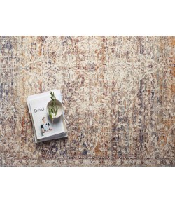 Loloi Sorrento SOR-04 Natural / Multi Area Rug 9 ft. 6 in. X 9 ft. 6 in. Round