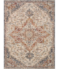 Loloi Sorrento SOR-05 Ivory / Fiesta Area Rug 9 ft. 6 in. X 9 ft. 6 in. Round