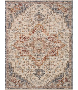 Loloi Sorrento SOR-05 Ivory / Fiesta Area Rug 7 ft. 10 in. X 7 ft. 10 in. Round