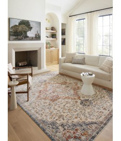 Loloi Sorrento SOR-05 Ivory / Fiesta Area Rug 9 ft. 6 in. X 9 ft. 6 in. Round