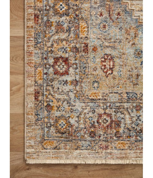 Loloi Sorrento Area Rug Loloi II Sorrento Multi / Sunset 9'-6" x 9'-6" Round Area Rug