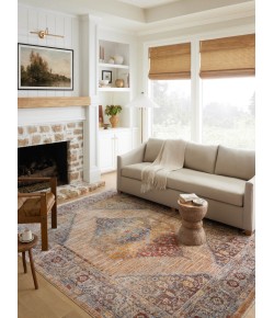 Loloi Sorrento SOR-06 Multi / Sunset Area Rug 9 ft. 6 in. X 9 ft. 6 in. Round