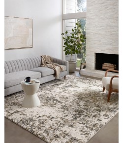 Loloi Spirit SPI-01 PEWTER / OLIVE Area Rug 6 ft. 7 in. X 9 ft. 3 in. Rectangle
