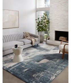 Loloi Spirit SPI-04 INDIGO / IVORY Area Rug 2 ft. 7 in. X 10 ft. 0 in. Rectangle