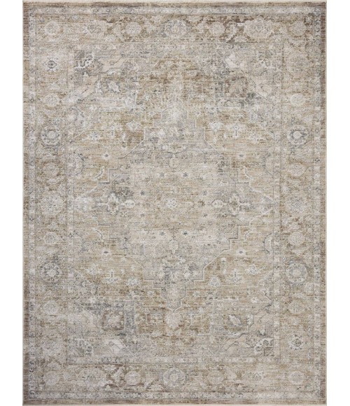 Loloi Tabitha Khaki / Slate Rug TAI-01 18 in. X 18 in. Sample - Rugs Town Loloi Tabitha Khaki / Slate TAI-01 18 in. X 18 in. Sample Rug