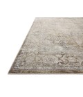 Loloi Tabitha Khaki / Slate Rug TAI-01 18 in. X 18 in. Sample - Rugs Town Loloi Tabitha Khaki / Slate TAI-01 18 in. X 18 in. Sample Rug