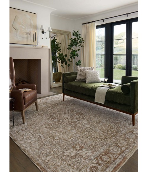 Loloi Tabitha Natural / Clay Rug TAI-01 18 in. X 18 in. Sample - Rugs Town Loloi Tabitha Natural / Clay TAI-01 18 in. X 18 in. Sample Rug